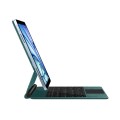 Zielone Magnetyczne Etui Klawiatura TouchPad do iPad Air 13 2025/2024