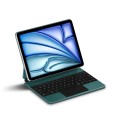 Zielone Magnetyczne Etui Klawiatura TouchPad do iPad Air 13 2025/2024