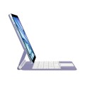 Fioletowe Magnetyczne Etui Klawiatura TouchPad do iPad Air 13 2025/2024