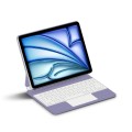 Fioletowe Magnetyczne Etui Klawiatura TouchPad do iPad Air 13 2025/2024