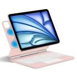 Różowe Magnetyczne Etui Klawiatura TouchPad do iPad Air 13 2025/2024