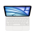 Białe Magnetyczne Etui Klawiatura TouchPad do iPad Air 13 2025/2024