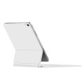 Białe Magnetyczne Etui Klawiatura TouchPad do iPad Air 13 2025/2024