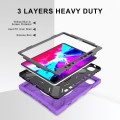 Fioletowe Pancerne Etui z Uchwytem do iPad Pro 13 2024