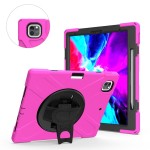 Różowe  Pancerne Etui z Uchwytem do iPad Pro 13 2024