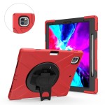 Czerwone  Pancerne Etui z Uchwytem do iPad Pro 13 2024