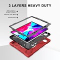 Czerwone Pancerne Etui z Uchwytem do iPad Pro 13 2024