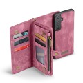 Etui Pokrowiec Portfel CASEME do Samsung Galaxy A55 czerwony