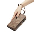 Etui Pokrowiec Portfel CASEME do Samsung Galaxy A55 brązowy