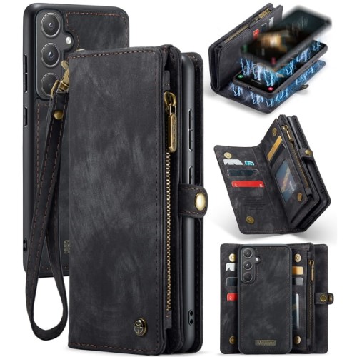 Etui Pokrowiec Portfel CASEME do Samsung Galaxy A55 czarny