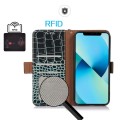 Skórzane Etui Pokrowiec FRID do Samsung Galaxy A55 zielony