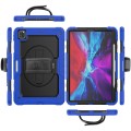 Niebieskie Pancerne Etui z Uchwytem i Paskiem do iPad Air 13 2024
