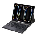 Czarne Etui Bezprzewodowa Klawiatura Touchpad do iPad Pro 13 2024