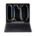 Czarne Etui Bezprzewodowa Klawiatura Touchpad do iPad Pro 13 2024