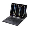 Granatowe Etui Bezprzewodowa Klawiatura Touchpad do iPad Pro 13 2024