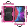 Różowe Pancerne Etui z Uchwytem i Paskiem do iPad Pro 13 2024