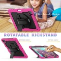 Różowe Pancerne Etui z Uchwytem i Paskiem do iPad Pro 13 2024