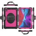 Różowe Pancerne Etui z Uchwytem i Paskiem do iPad Pro 13 2024