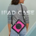 Różowe Pancerne Etui z Uchwytem i Paskiem do iPad Pro 13 2024