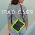 Zielone Pancerne Etui z Uchwytem i Paskiem do iPad Pro 13 2024