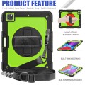 Zielone Pancerne Etui z Uchwytem i Paskiem do iPad Pro 13 2024