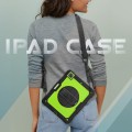 Zielone Pancerne Etui z Uchwytem i Paskiem do iPad Pro 13 2024