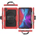 Czerwone Pancerne Etui z Uchwytem i Paskiem do iPad Pro 13 2024