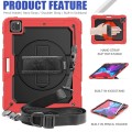 Czerwone Pancerne Etui z Uchwytem i Paskiem do iPad Pro 13 2024