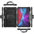 Czarne Pancerne Etui z Uchwytem i Paskiem do iPad Pro 13 2024