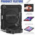Czarne Pancerne Etui z Uchwytem i Paskiem do iPad Pro 13 2024