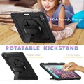 Czarne Pancerne Etui z Uchwytem i Paskiem do iPad Pro 13 2024