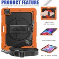 Pomarańczowe Pancerne Etui z Uchwytem i Paskiem do iPad Pro 13 2024
