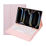 Różowe Etui Bezprzewodowa Klawiatura do iPad Pro 13 2024