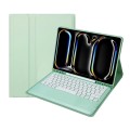 Zielone Etui Bezprzewodowa Klawiatura do iPad Pro 13 2024