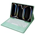 Zielone Etui Bezprzewodowa Klawiatura do iPad Pro 13 2024