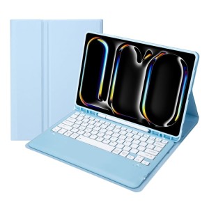 Niebieskie Etui Bezprzewodowa Klawiatura do iPad Pro 13 2024