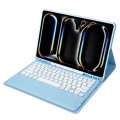Niebieskie Etui Bezprzewodowa Klawiatura do iPad Pro 13 2024