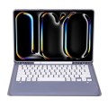 Fioletowe Etui Bezprzewodowa Klawiatura do iPad Pro 13 2024