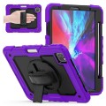 Pancerne Etui z Uchwytem i Paskiem do iPad Pro 11 2021/2020/2018 fioletowe