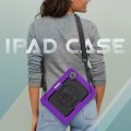 Pancerne Etui z Uchwytem i Paskiem do iPad Pro 11 2021/2020/2018 fioletowe