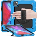 Pancerne Etui z Uchwytem i Paskiem do iPad Pro 11 2022/2021/2020 niebieskie