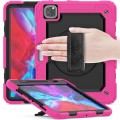 Pancerne Etui z Uchwytem i Paskiem do iPad Pro 11 2022/2021/2020 różowe