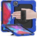 Pancerne Etui z Uchwytem i Paskiem do iPad Pro 11 2022/2021/2020 niebieskie