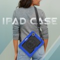 Pancerne Etui z Uchwytem i Paskiem do iPad Pro 11 2022/2021/2020 niebieskie