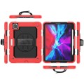 Pancerne Etui z Uchwytem i Paskiem do iPad Pro 11 2022/2021/2020 czerwone