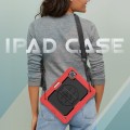 Pancerne Etui z Uchwytem i Paskiem do iPad Pro 11 2022/2021/2020 czerwone