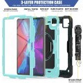 Pancerne Etui z Uchwytem i Paskiem do iPad Pro 11 2022/2021/2020 niebieskie