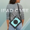Pancerne Etui z Uchwytem i Paskiem do iPad Pro 11 2022/2021/2020 niebieskie