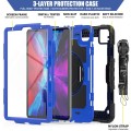 Pancerne Etui z Uchwytem i Paskiem do iPad Pro 11 2022/2021/2020 granatowe
