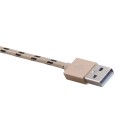 MOMAX Elite Lightning MFi kabel USB 8pin do iPhone iPad iPod - kolor szampański